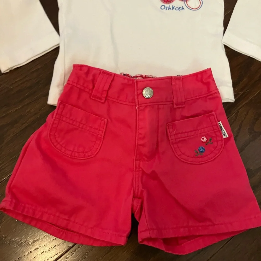 Vintage 2000s OshKosh 2T shirt short